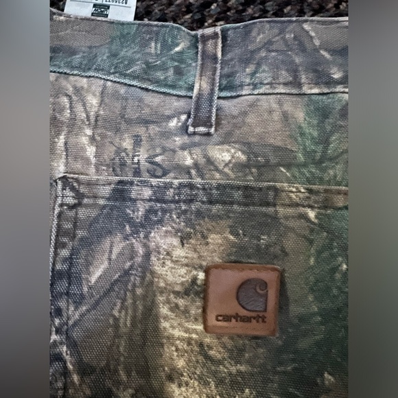 [sold]Carhartt x Realtree baggy Camo Carpenter Pants 34x30 - Picture 3 of 4